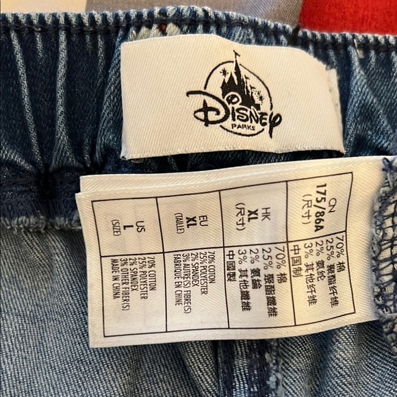 Disney Women's Blue Jeans with Mickey Mouse Print - Picture 3 of 3
